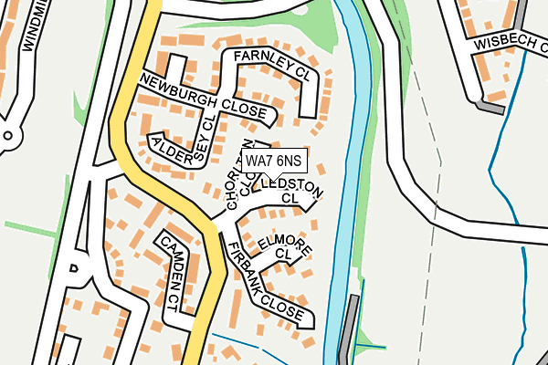 WA7 6NS map - OS OpenMap – Local (Ordnance Survey)