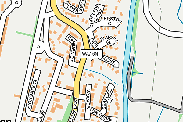 WA7 6NT map - OS OpenMap – Local (Ordnance Survey)