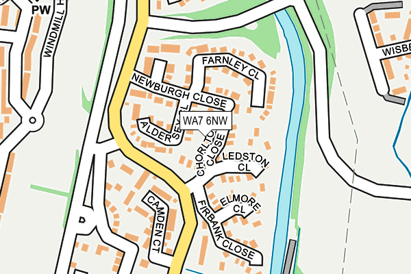 WA7 6NW map - OS OpenMap – Local (Ordnance Survey)