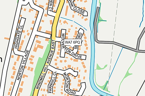 WA7 6PQ map - OS OpenMap – Local (Ordnance Survey)