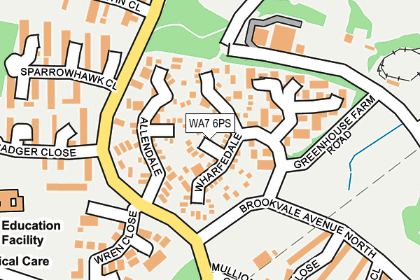 WA7 6PS map - OS OpenMap – Local (Ordnance Survey)