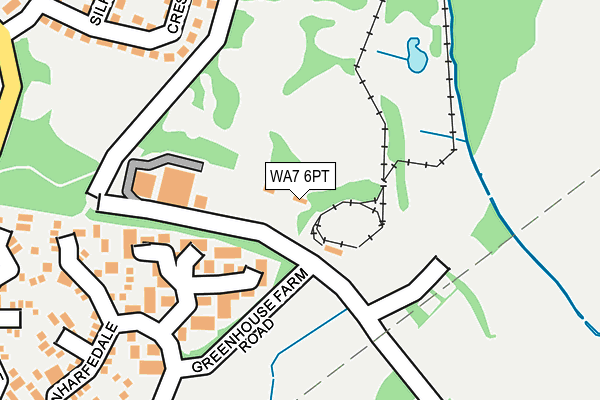 WA7 6PT map - OS OpenMap – Local (Ordnance Survey)