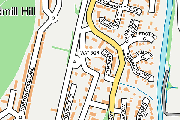 WA7 6QR map - OS OpenMap – Local (Ordnance Survey)