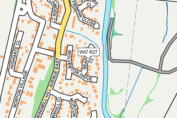 WA7 6QT map - OS OpenMap – Local (Ordnance Survey)