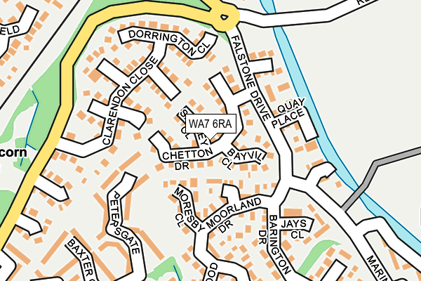 WA7 6RA map - OS OpenMap – Local (Ordnance Survey)