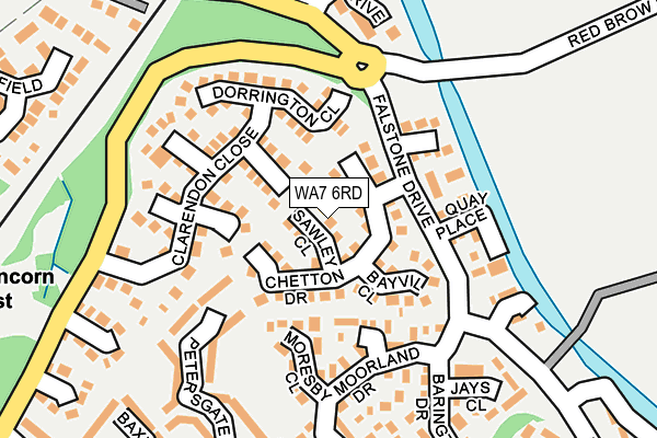 WA7 6RD map - OS OpenMap – Local (Ordnance Survey)