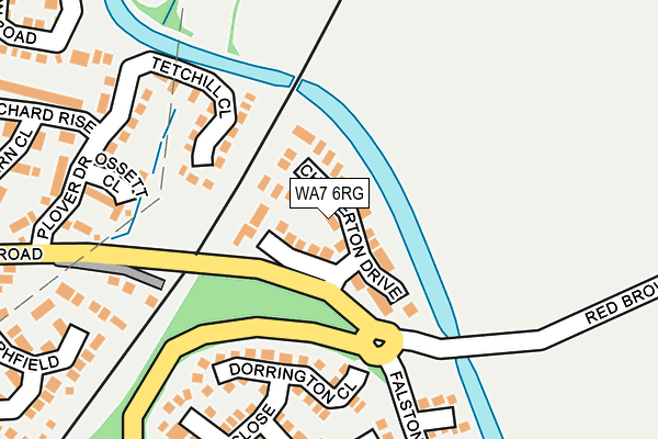 WA7 6RG map - OS OpenMap – Local (Ordnance Survey)