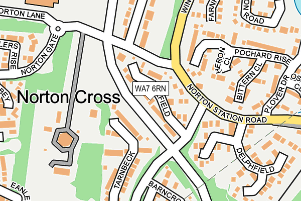 WA7 6RN map - OS OpenMap – Local (Ordnance Survey)