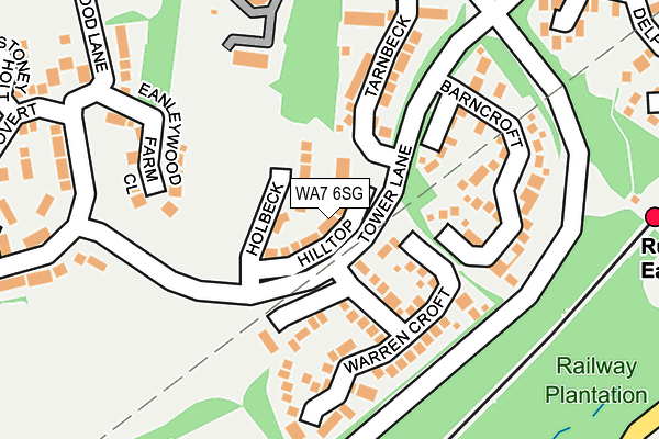 WA7 6SG map - OS OpenMap – Local (Ordnance Survey)