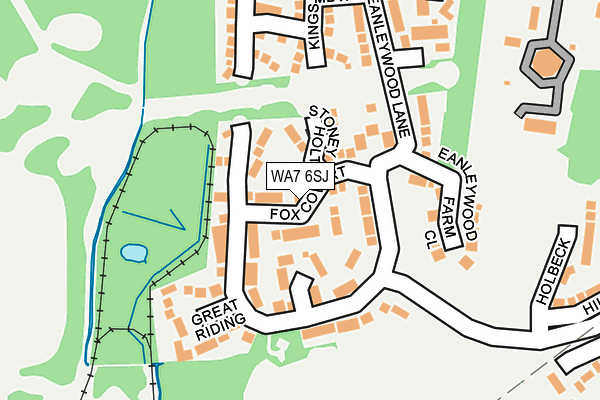 WA7 6SJ map - OS OpenMap – Local (Ordnance Survey)
