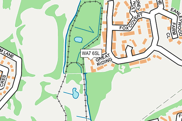 WA7 6SL map - OS OpenMap – Local (Ordnance Survey)