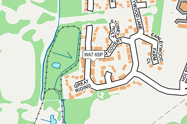 WA7 6SP map - OS OpenMap – Local (Ordnance Survey)