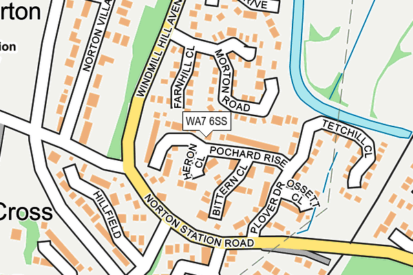 WA7 6SS map - OS OpenMap – Local (Ordnance Survey)