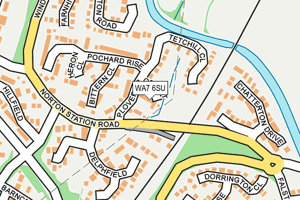 WA7 6SU map - OS OpenMap – Local (Ordnance Survey)