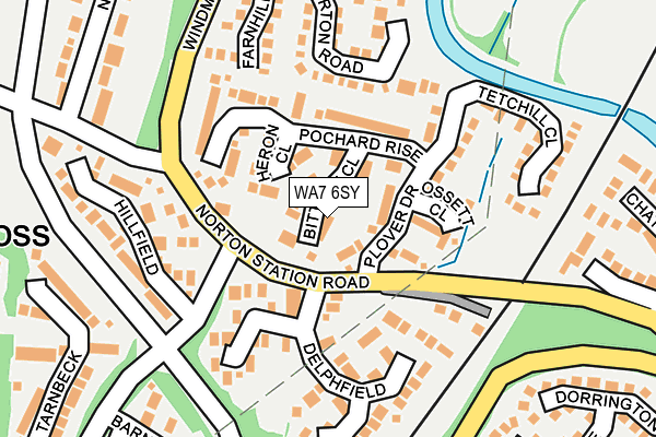 WA7 6SY map - OS OpenMap – Local (Ordnance Survey)
