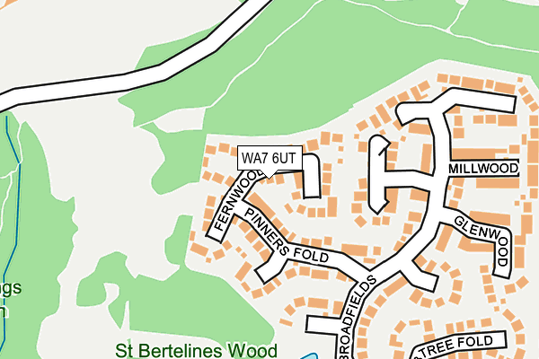WA7 6UT map - OS OpenMap – Local (Ordnance Survey)