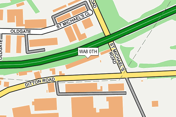 WA8 0TH map - OS OpenMap – Local (Ordnance Survey)