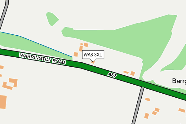 WA8 3XL map - OS OpenMap – Local (Ordnance Survey)