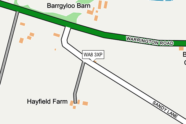 Map of SANDY LANE FARM LIMITED at local scale