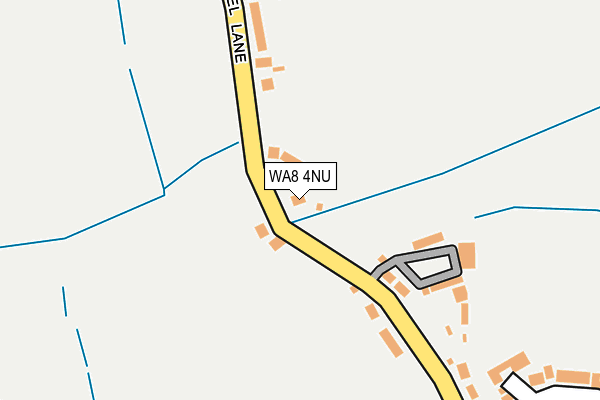 WA8 4NU map - OS OpenMap – Local (Ordnance Survey)