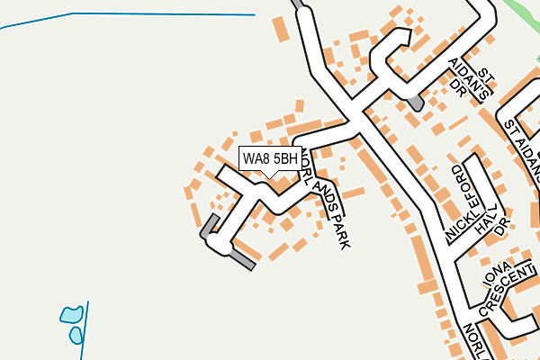 WA8 5BH map - OS OpenMap – Local (Ordnance Survey)