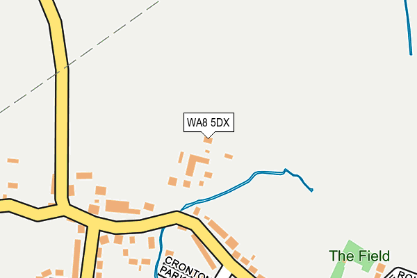 WA8 5DX map - OS OpenMap – Local (Ordnance Survey)
