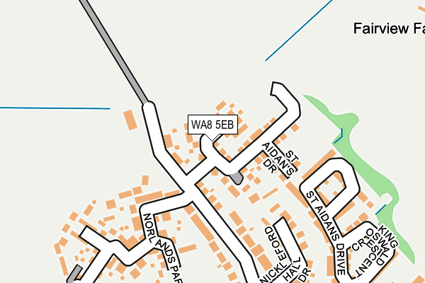 WA8 5EB map - OS OpenMap – Local (Ordnance Survey)