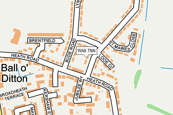 WA8 7NN map - OS OpenMap – Local (Ordnance Survey)
