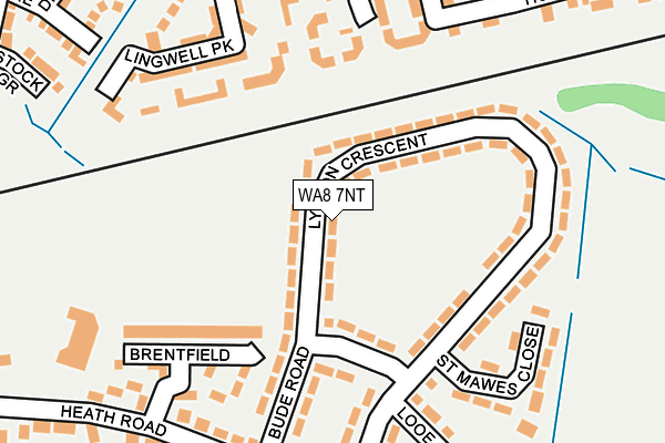 WA8 7NT map - OS OpenMap – Local (Ordnance Survey)