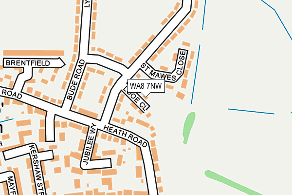 WA8 7NW map - OS OpenMap – Local (Ordnance Survey)