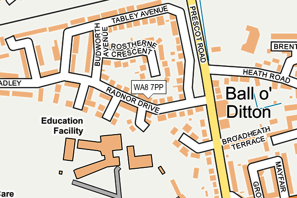 Map of JD BRICKWORK LIMITED at local scale