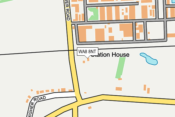 WA8 8NT map - OS OpenMap – Local (Ordnance Survey)