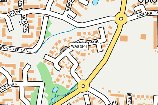 WA8 9PH map - OS OpenMap – Local (Ordnance Survey)