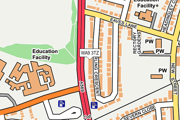 Map of ST.H PLUMBING & HEATING LTD at local scale