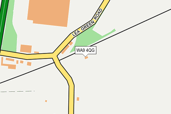 WA9 4QG map - OS OpenMap – Local (Ordnance Survey)