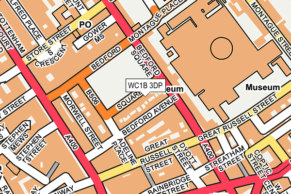 Map of BLOOMSBURY MEDIA LIMITED at local scale