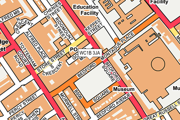 Map of PERPLEX LONDON LTD at local scale