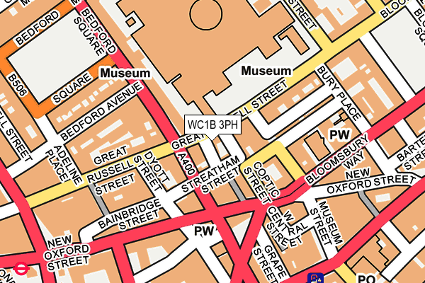 Map of LONDON W11 LTD at local scale