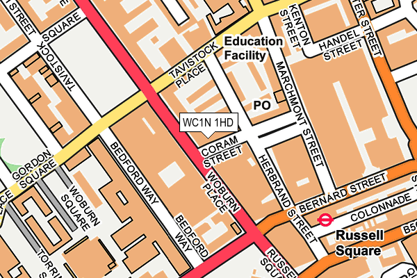 Map of 007CLEANING LTD at local scale