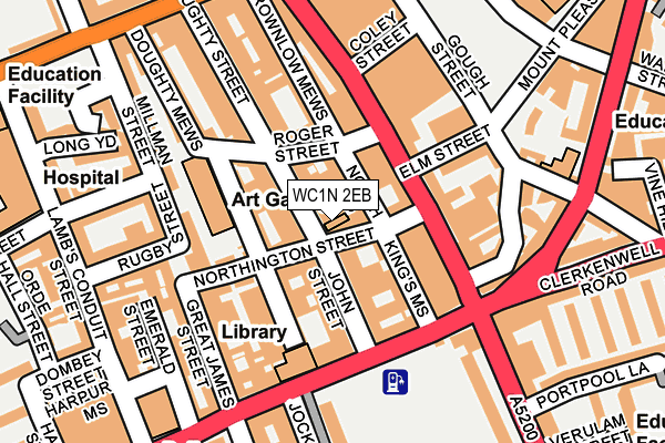 Map of INDIGOSCOTT WINDMILL PLACE LLP at local scale