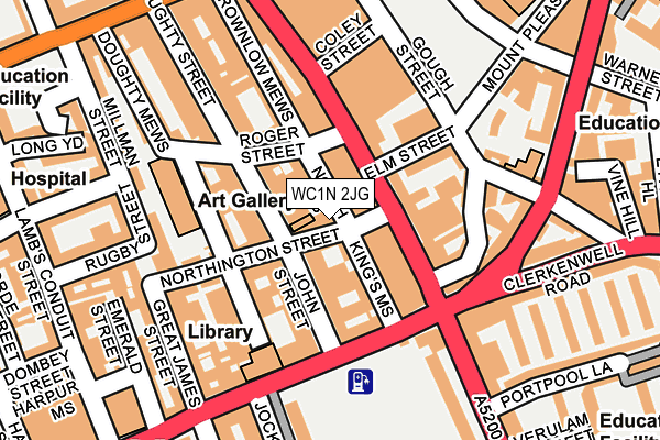 Map of MEDICAL ARCHITECTURE AND ART PROJECTS LIMITED at local scale