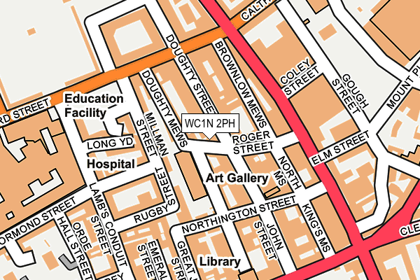 Map of 6 GREYCAINE ROAD LTD at local scale
