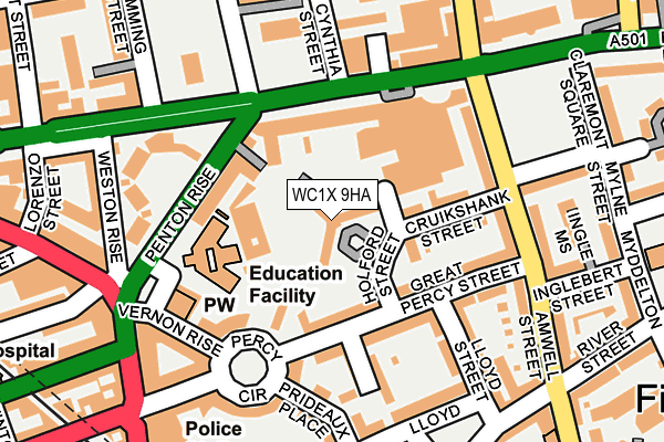 Map of ORCHID SOLUTIONS LTD at local scale