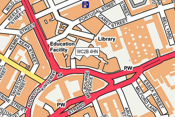 Map of BOOSEY & HAWKES MULTIMEDIA LIMITED at local scale