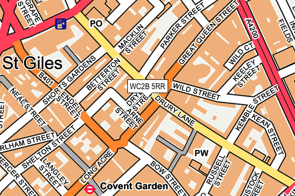 Map of ECLECTIC BARS (FRIAR STREET) LIMITED at local scale