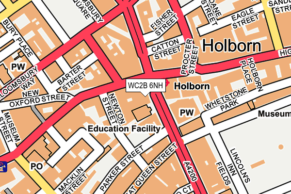 Map of INTERNATIONAL COLLEGE OF LONDON LTD at local scale