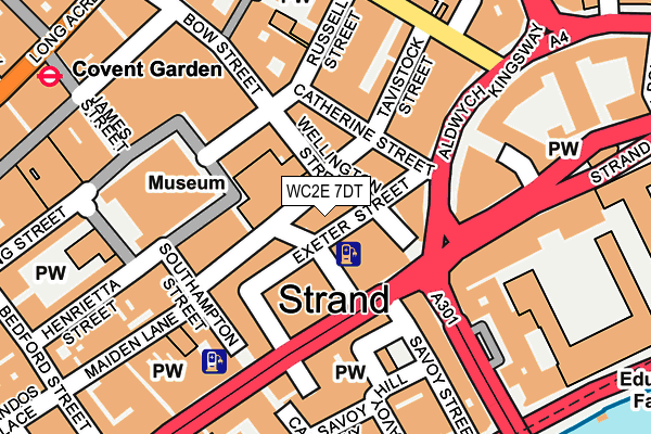 WC2E 7DT map - OS OpenMap – Local (Ordnance Survey)