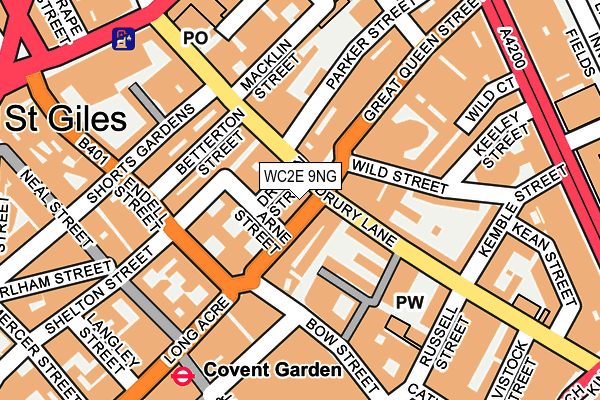 Map of KWT DESIGN LONDON LTD at local scale