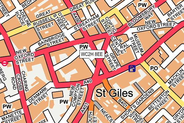 Map of SOHO SQUARE AMORATIS GP LLP at local scale