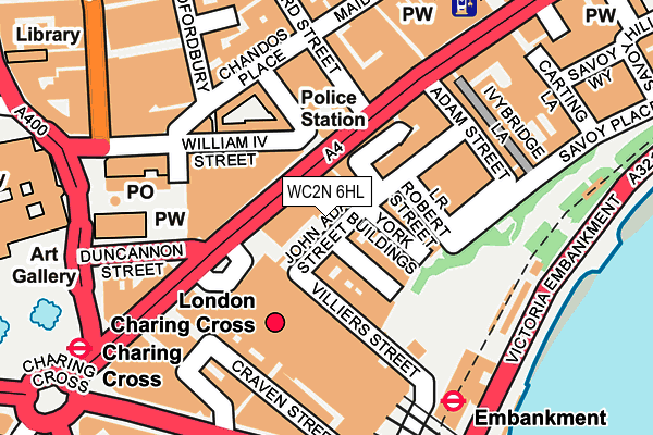 WC2N 6HL map - OS OpenMap – Local (Ordnance Survey)